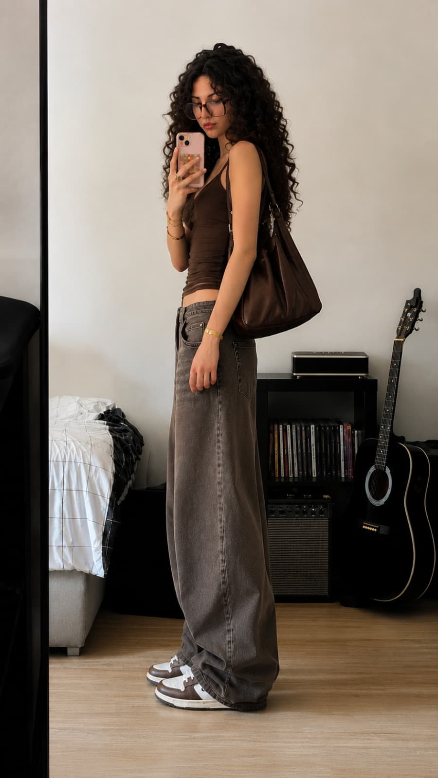 CHARCOAL WIDE DRAPE Back