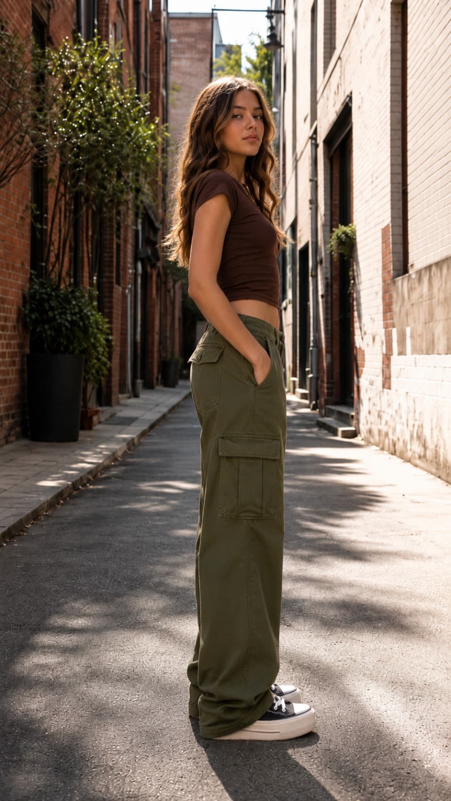 FOREST RELAXED CARGO Back