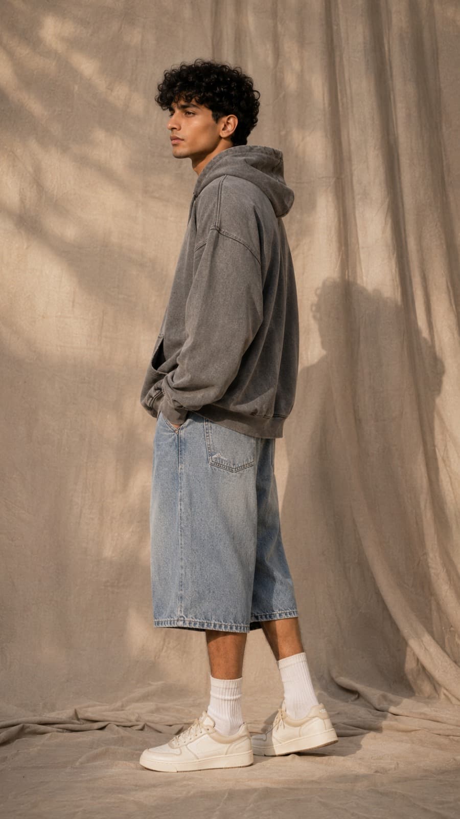 BREEZE BAGGY SHORTS Front