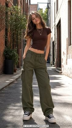 FOREST RELAXED CARGO Front