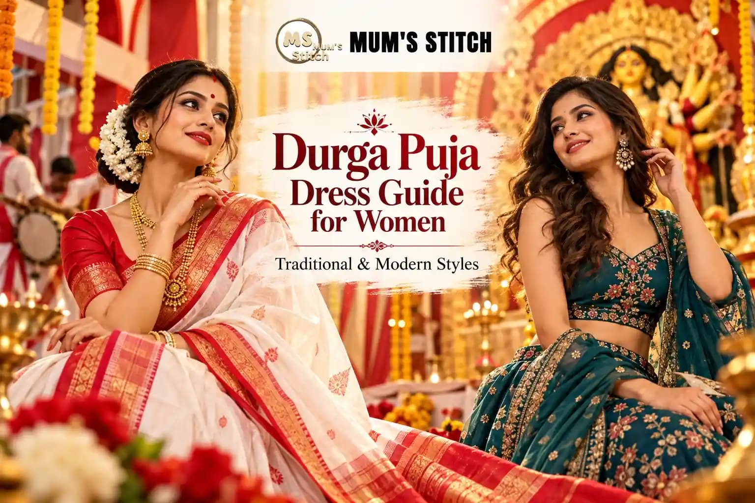 Durga Puja Dress Guide for Women: Traditional & Modern Styles